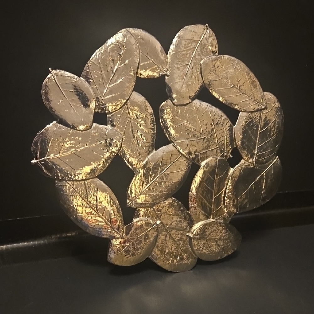 Michael Aram Silver Leaf Trivet - Picture 8 of 9